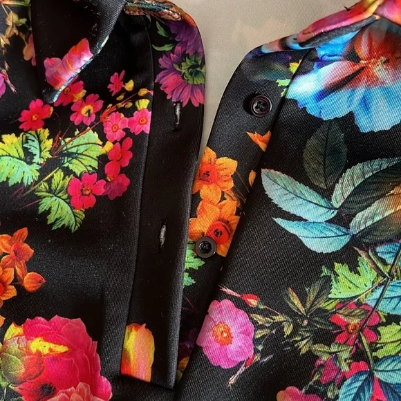 BETSEY JOHNSON VTG FLORAL DRESS - Picture 8 of 10